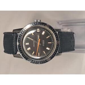 Vintage 1970 Waltham Swiss Skin Diver Watch - Ref B 271 Q - Excellent Lume & Run